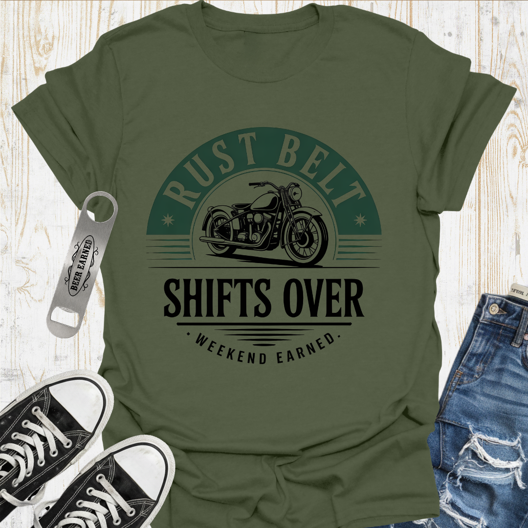 Rust Shift Over Beer TShirt
