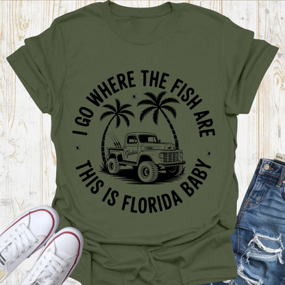 Go Where Fish Are TShirt