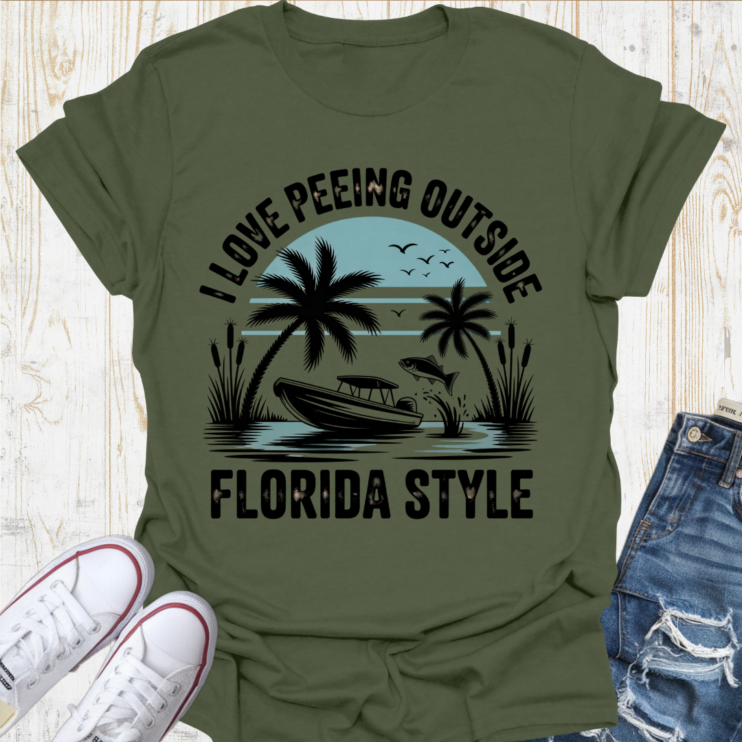 Fl Style Pee Outside TShirt