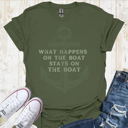 Stays On Boat TShirt