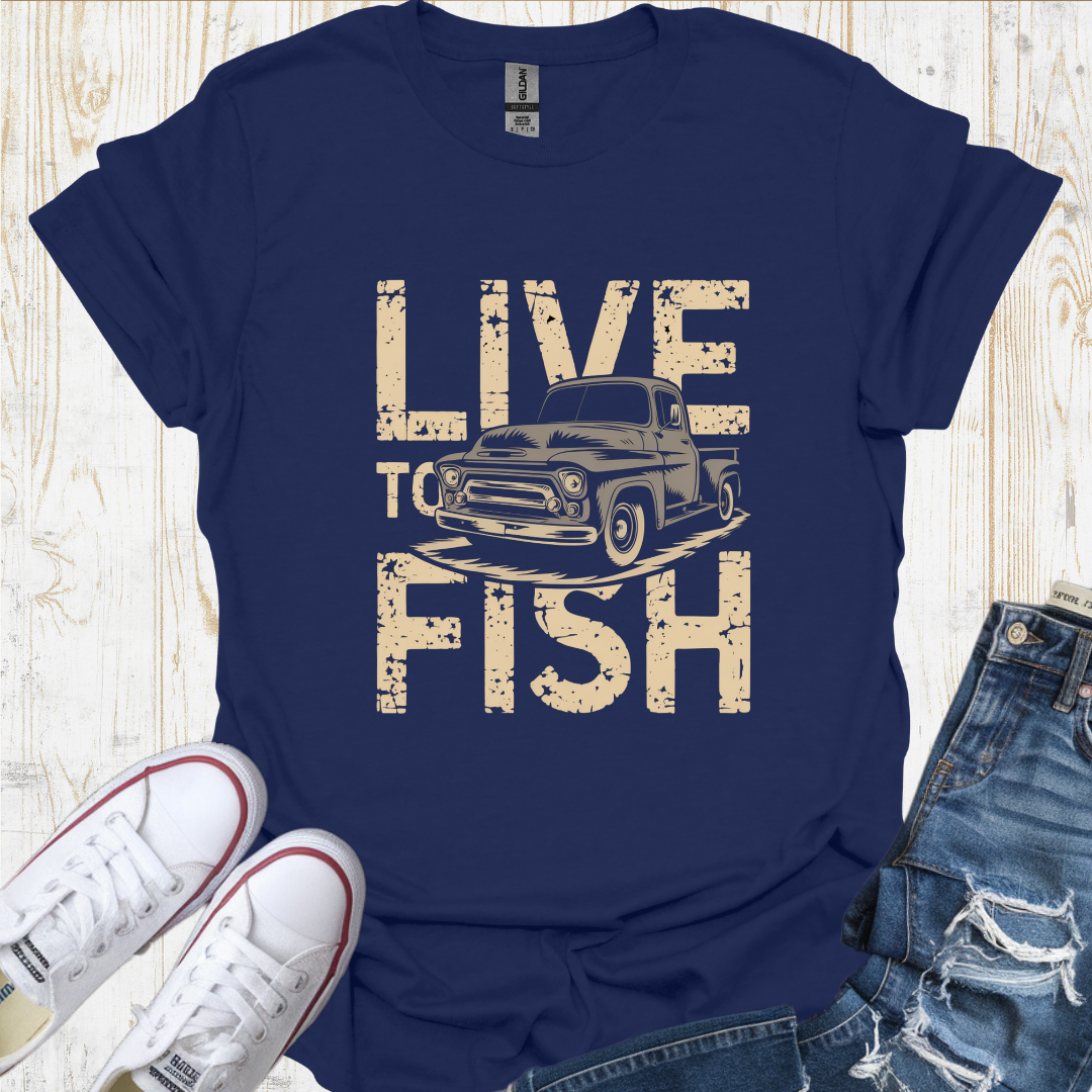 Live To Fish TShirt