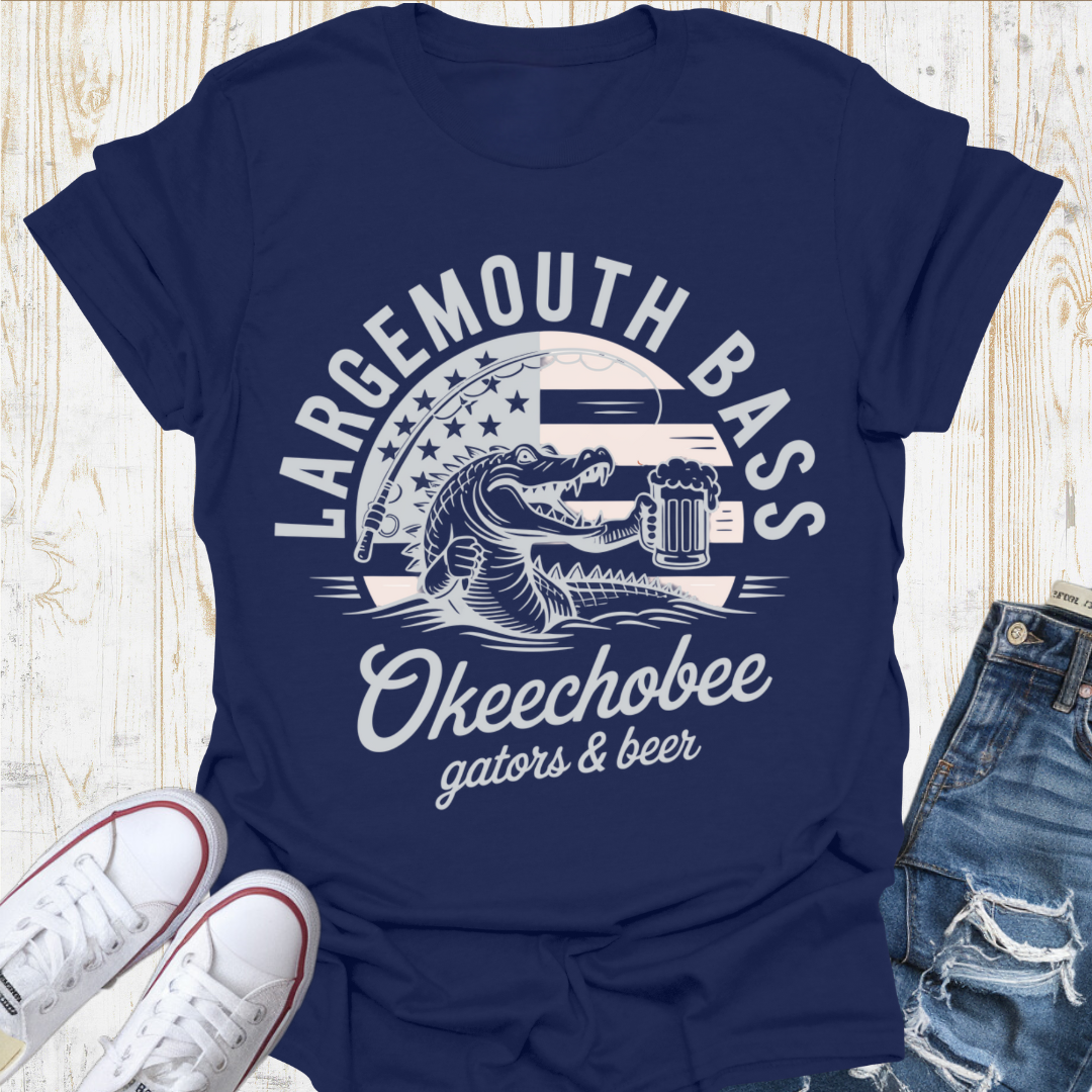 Beer Flag Gator TShirt