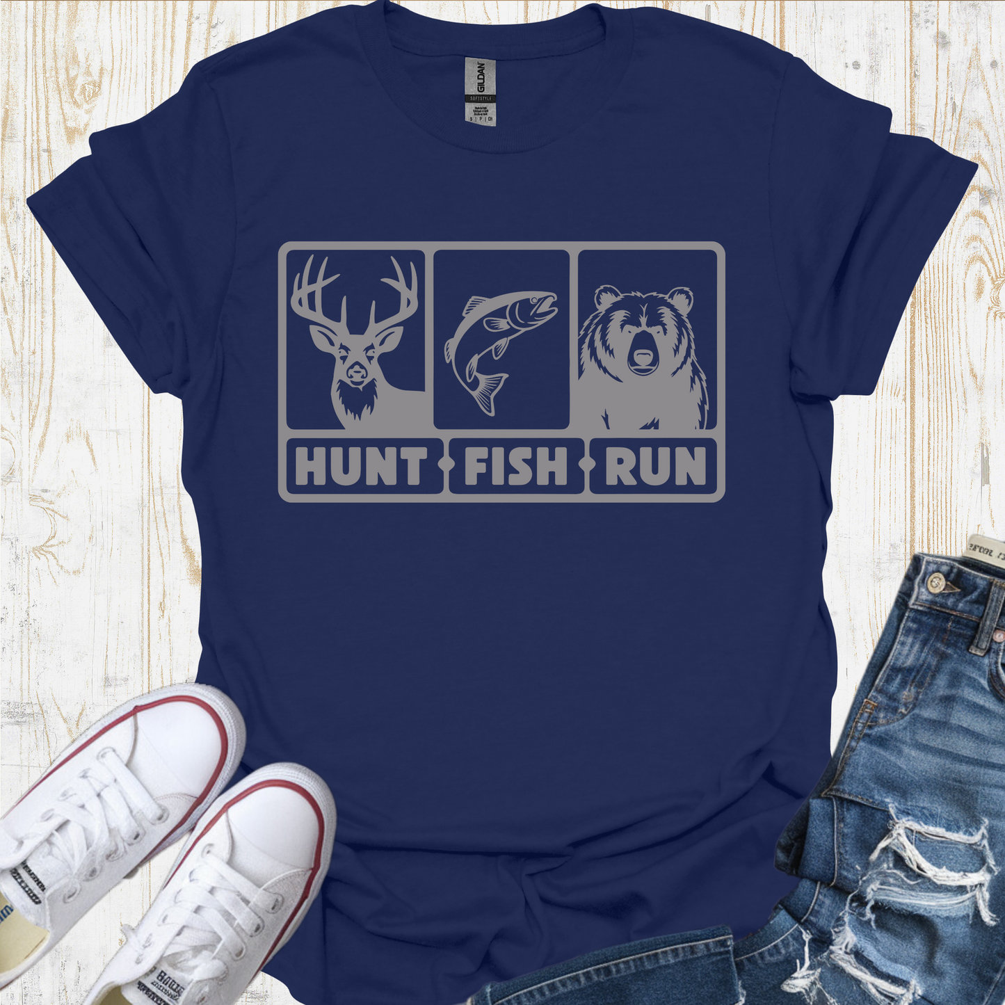 Hunt Fish Run TShirt