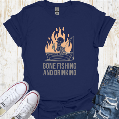Fishing & Drinking TShirt