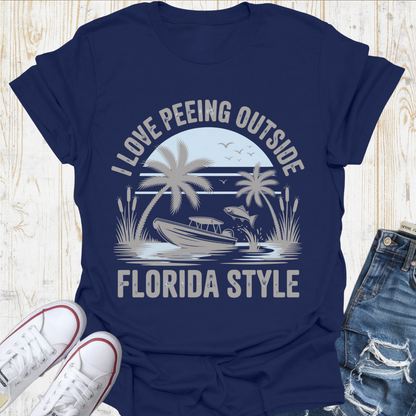 Fl Style Pee Outside TShirt