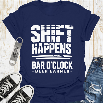 Shift Happens Bar TShirt