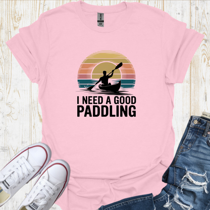 I Need A Good Paddling Retro Sun - U25
