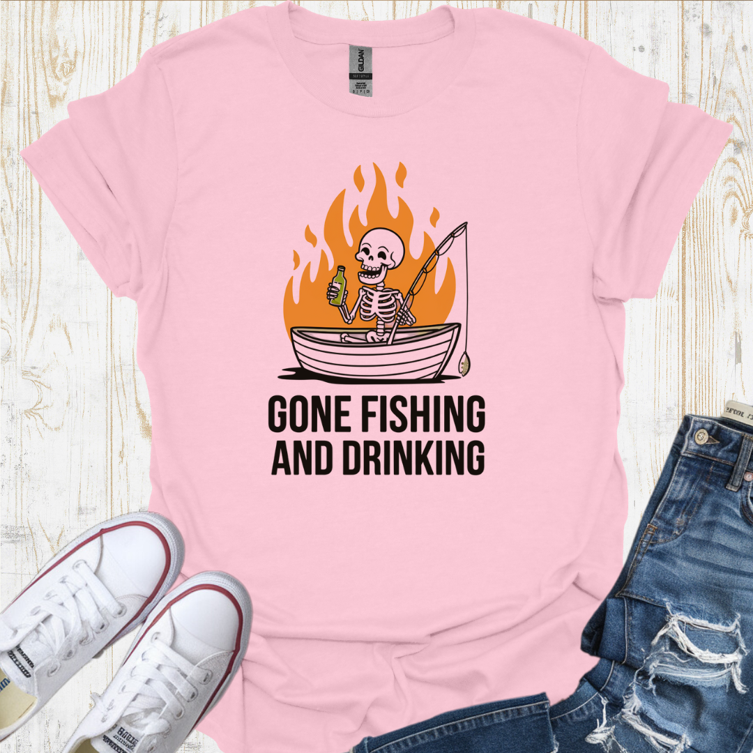 Fishing & Drinking TShirt