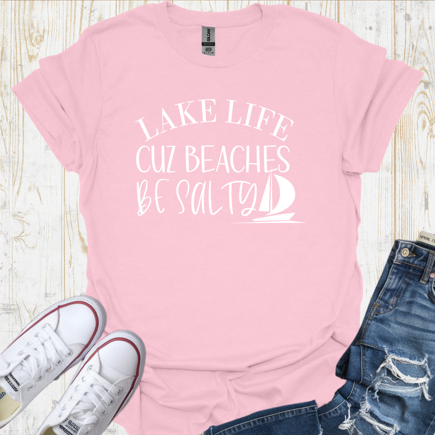 Lake Life Cuz Beaches Be Salty Yacht - U25