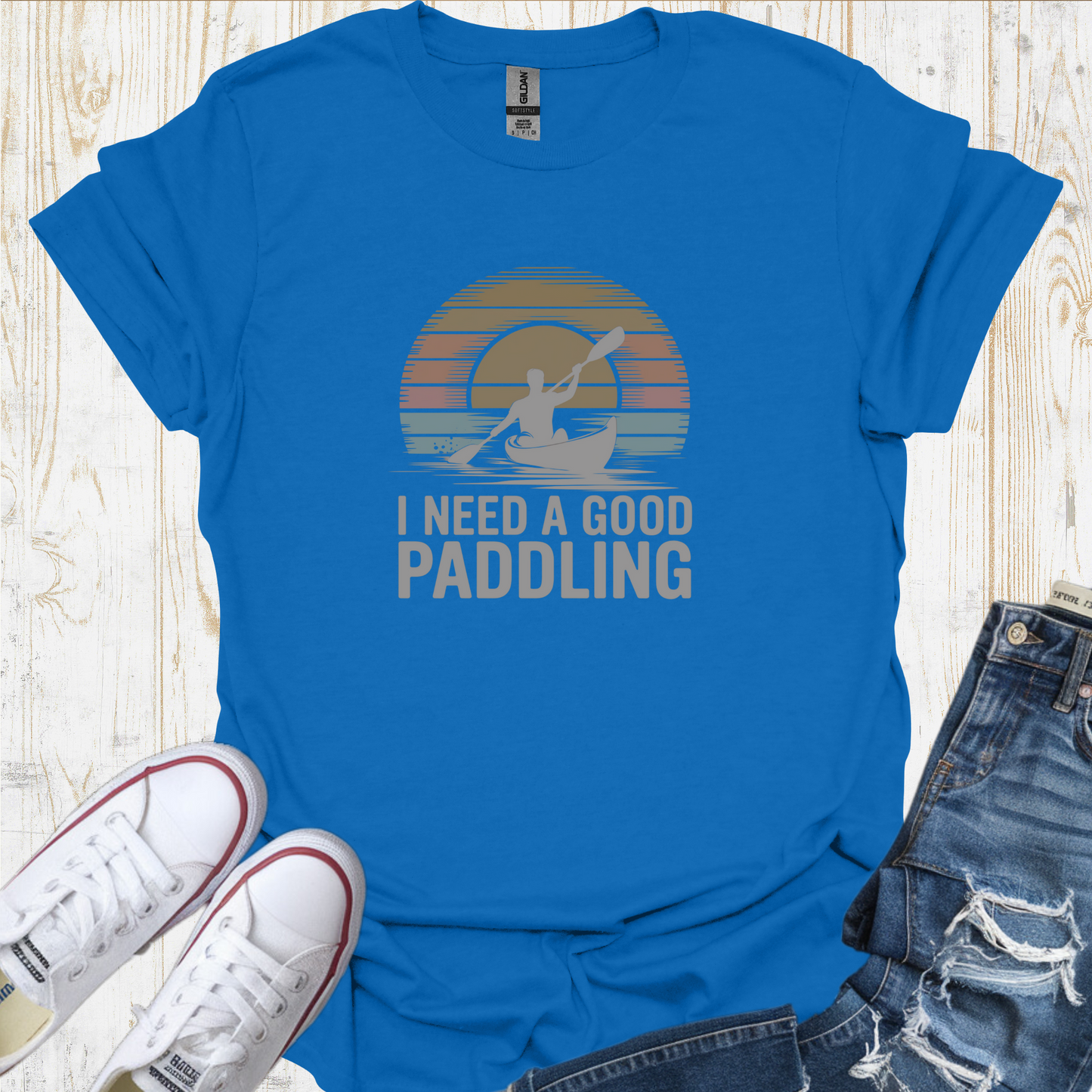 I Need A Good Paddling Retro Sun - U25