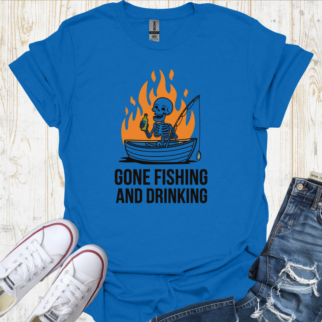 Fishing & Drinking TShirt