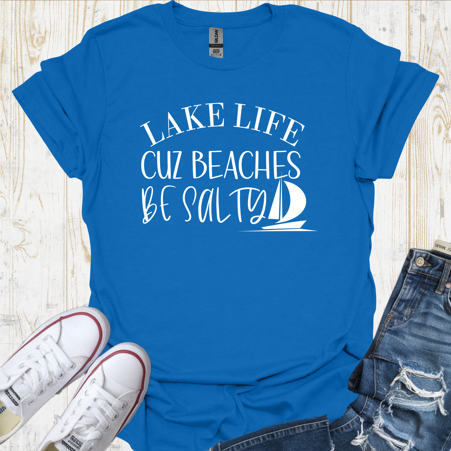 Lake Life Cuz Beaches Be Salty Yacht - U25