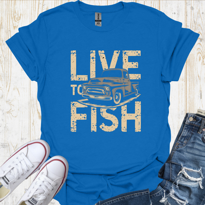 Live To Fish TShirt