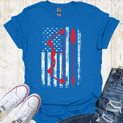 USA Flag Bow TShirt