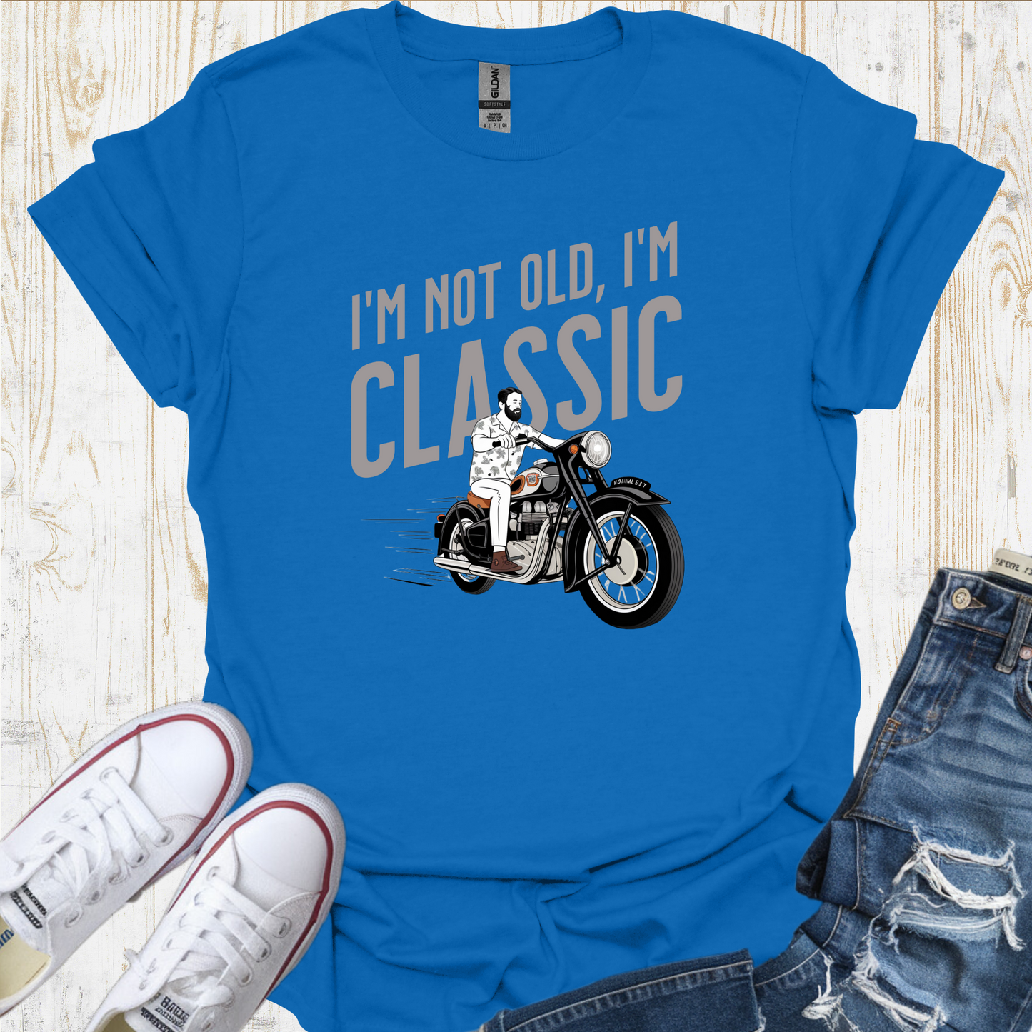 Hawaiin Shirt Bike TShirt