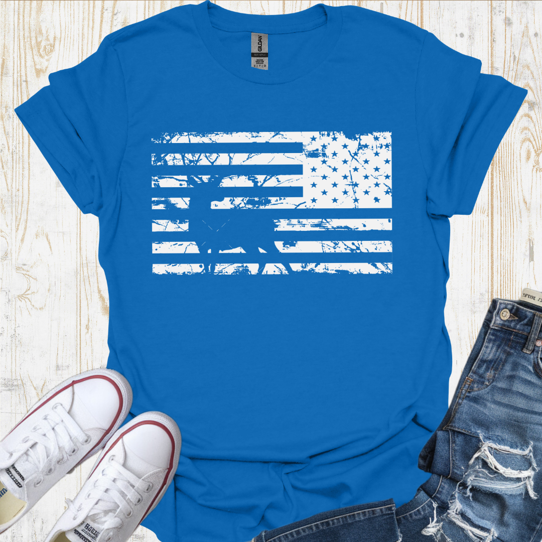 USA Flag Deer TShirt