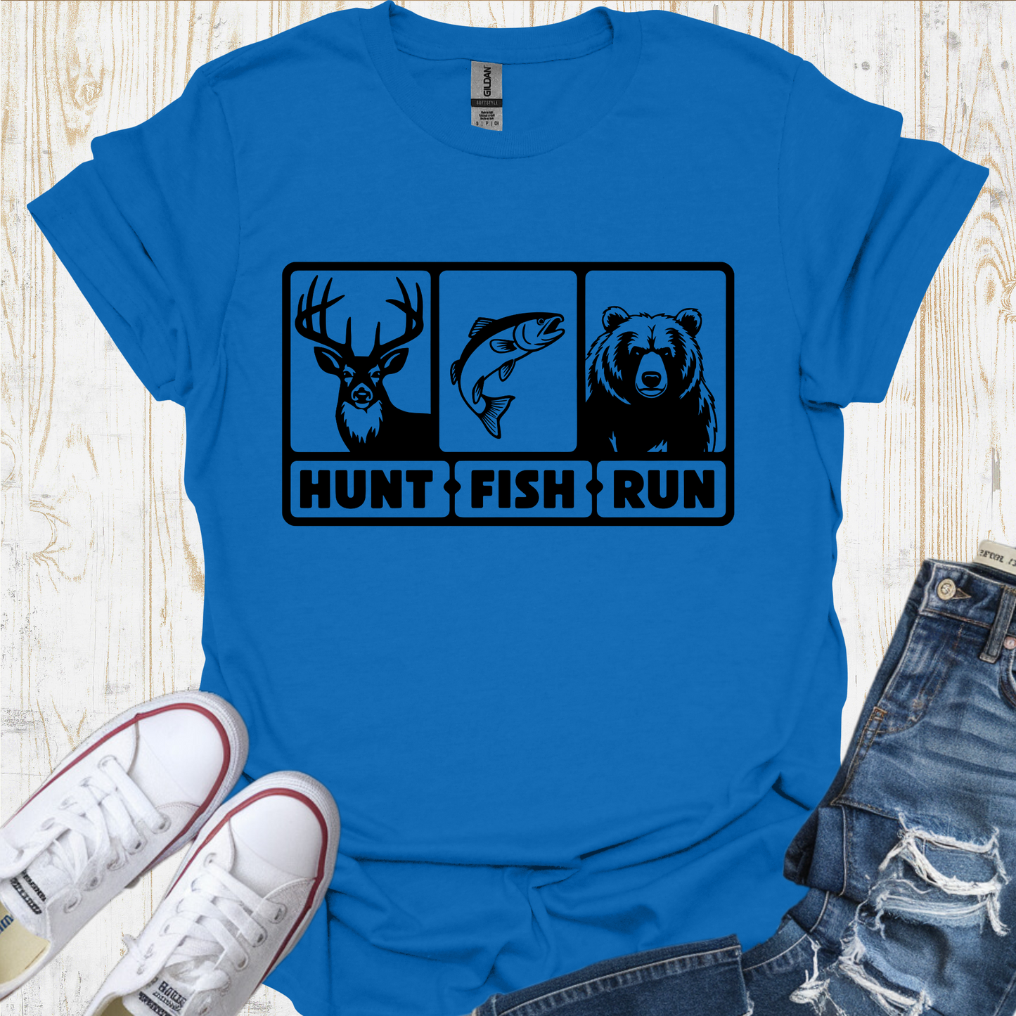 Hunt Fish Run TShirt