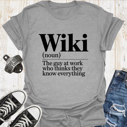 Wiki Def'n TShirt