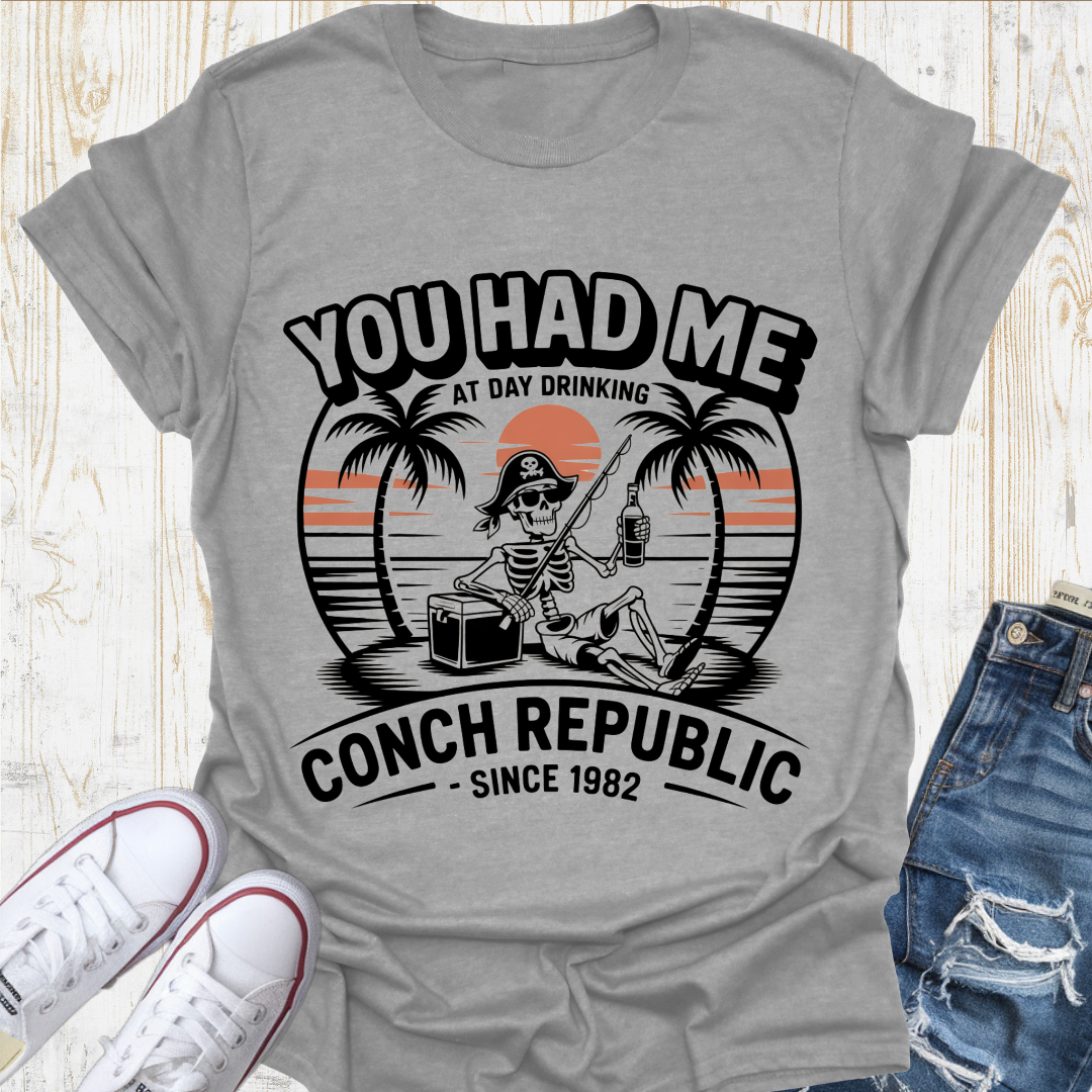 Conch Day Drinking TShirt