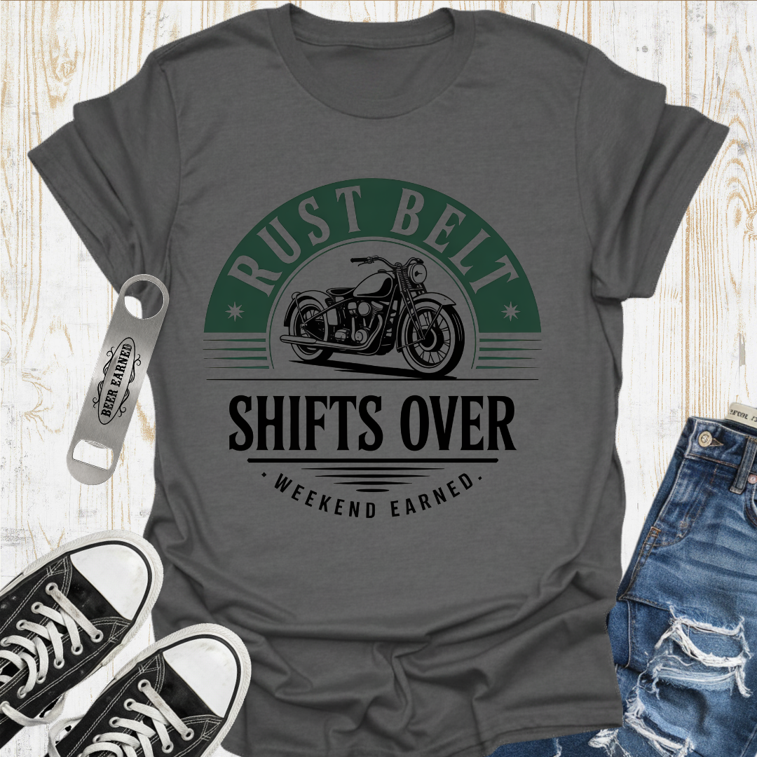 Rust Shift Over Beer TShirt