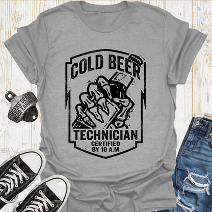 Cold Beer Tech TShirt