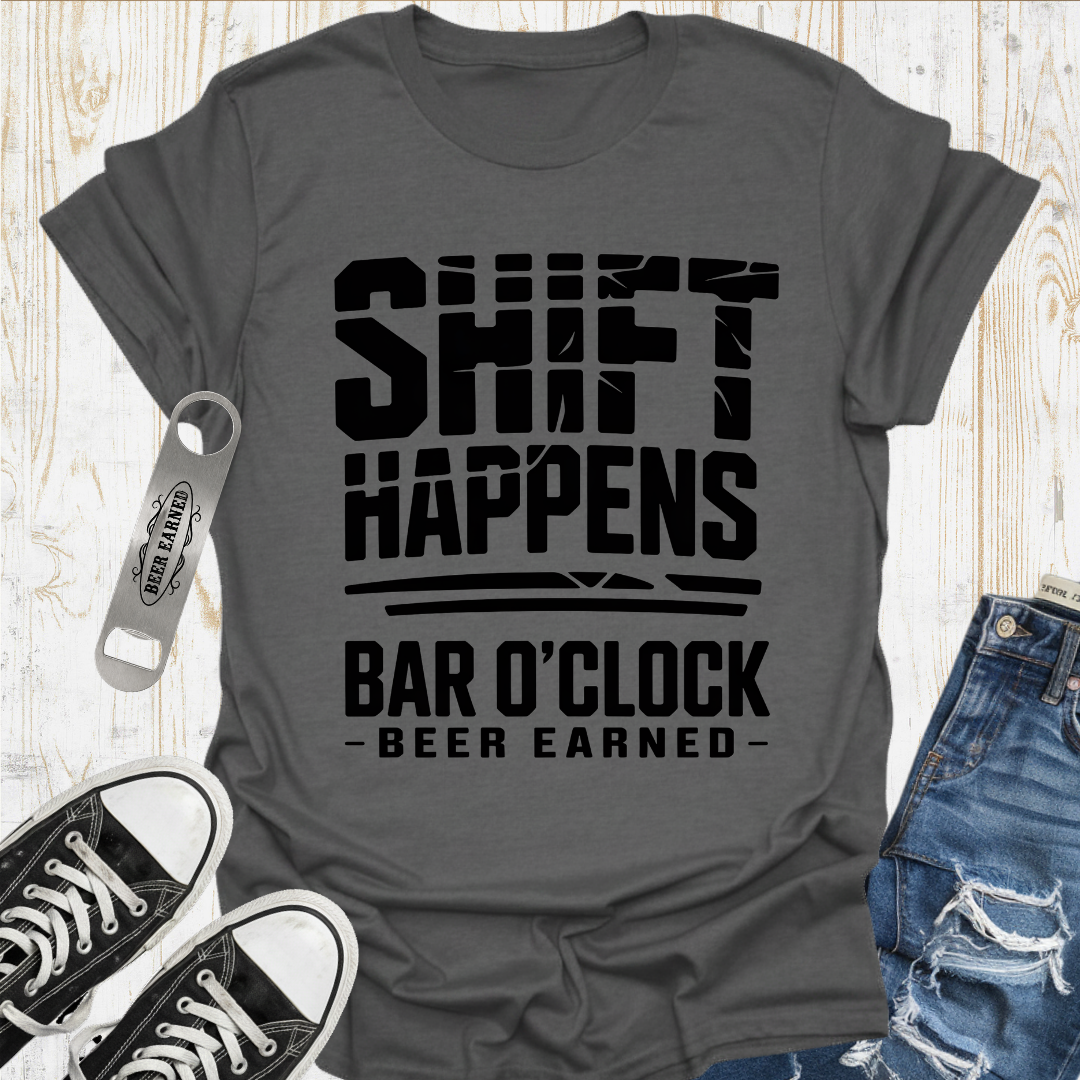 Shift Happens Bar TShirt