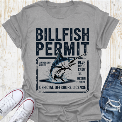 Billfish Permit TShirt