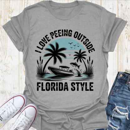 Fl Style Pee Outside TShirt